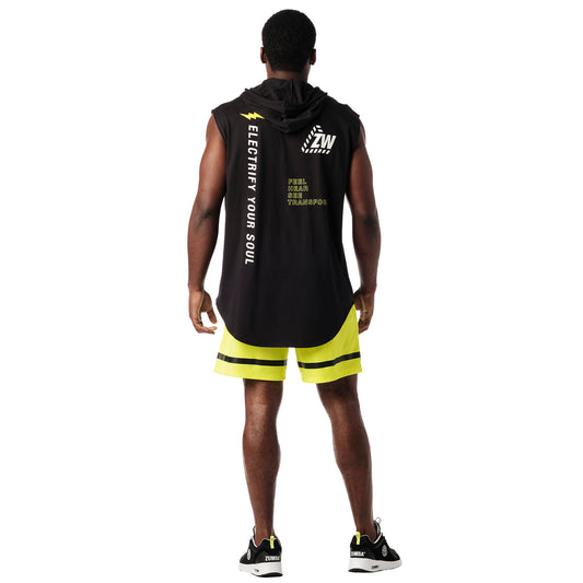 Zumba Electric Sleeveless Hooded Tee