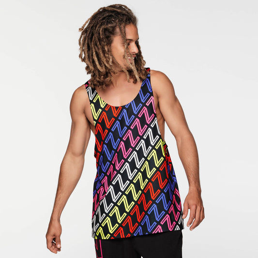 Zumba Forever Printed Men's Tank