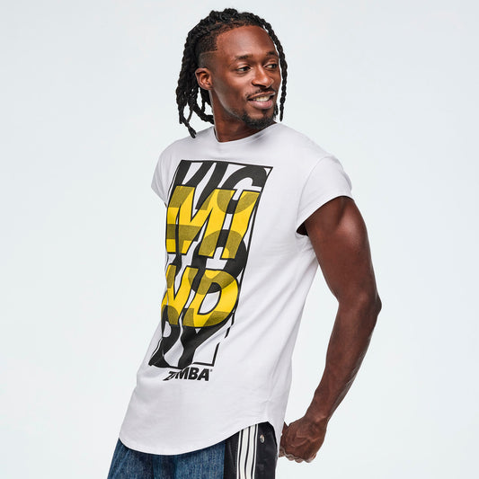 ZW Men's Crew Neck Round Hem Tee