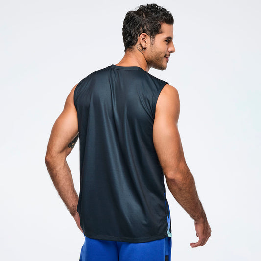 Eastern Flavor Men's Wide Shoulder Tank