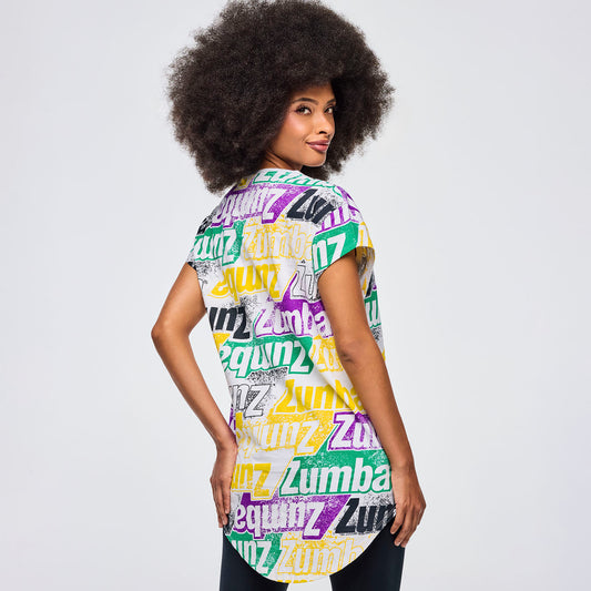 Apres Zumba Men's Crew Neck Round Hem Tee