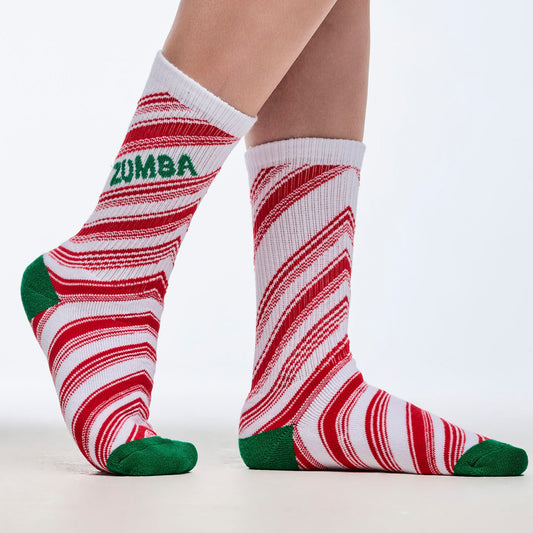Zumba Holiday Plush High Socks