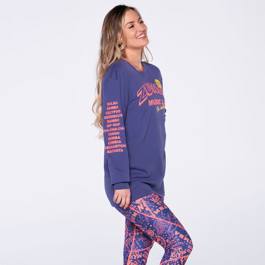 Zumba Music Lab Long Sleeve Tee