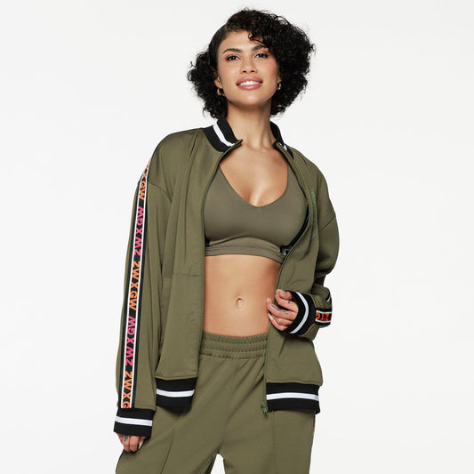 ZW X GW Unisex Oversized Jacket With Rib Details