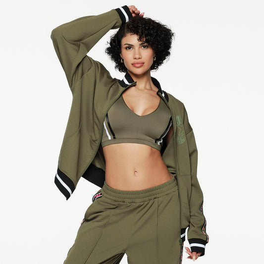 ZW X GW Unisex Oversized Jacket With Rib Details