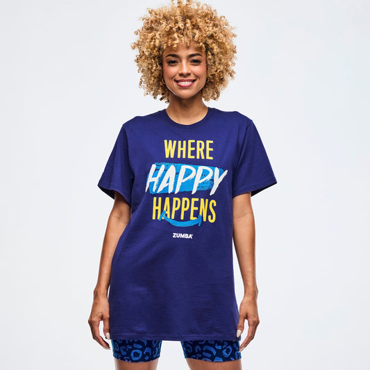 Sizzlin' Crew Neck Tee - Soft Navy