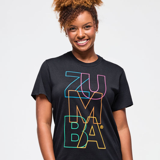 Zumba Block Tee
