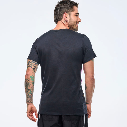 Apres Zumba Unisex Crew Neck Tee - Bold Black