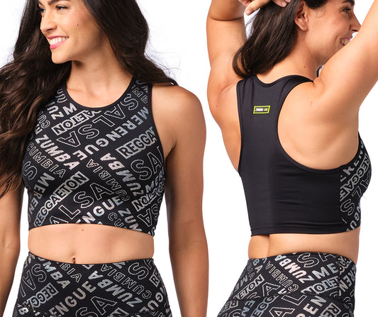 Zumba Happy Crop Tank