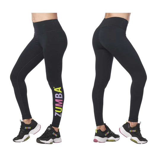 Made With Zumba Love High Waisted Ankle Leggings