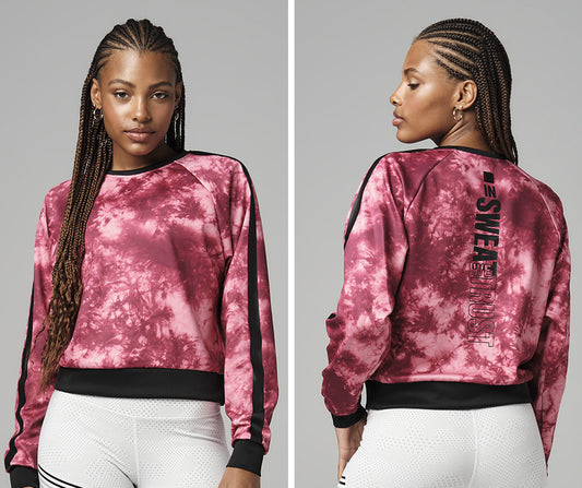 Strong ID Tie-Dye Crop Pullover