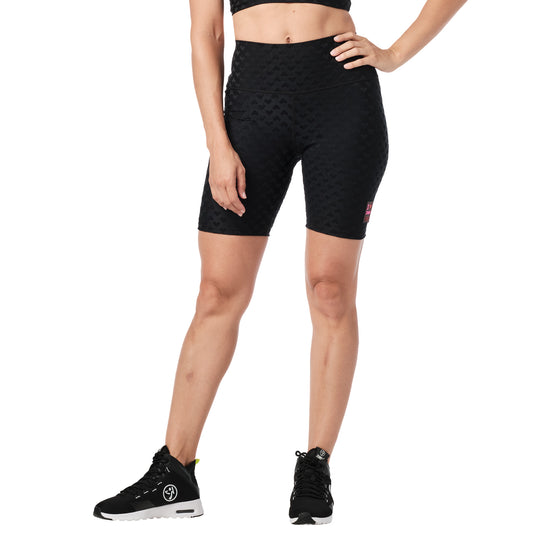 Zumba Love High Waisted Biker Shorts