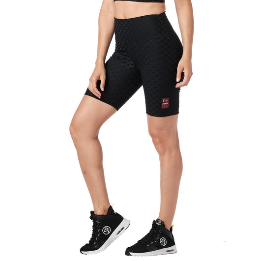 Zumba Love High Waisted Biker Shorts
