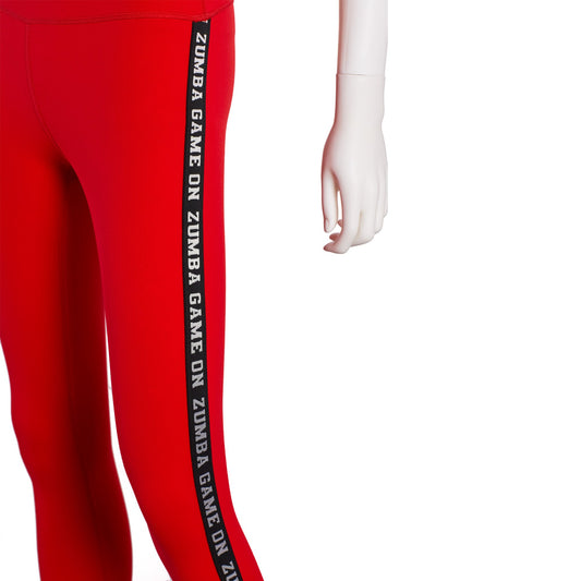 Zumba Game On High Waisted Crop Leggings (Copy)