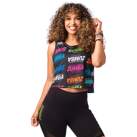 Zumba Jersey Crop Tank