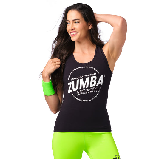 All Moves Welcome Racerback