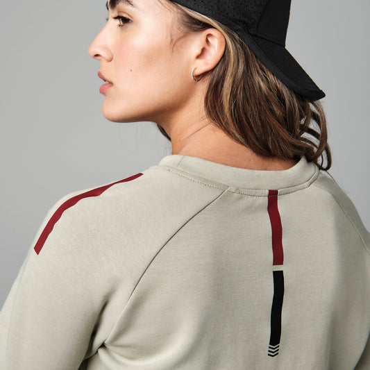 Strong ID Long Sleeve Crop Pullover