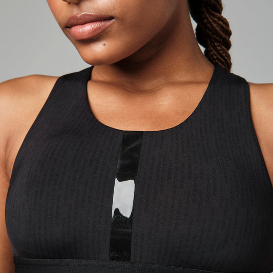 Strong ID Printed Scoop Racerback Bra