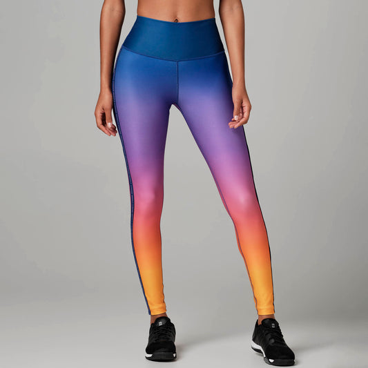 Strong ID Gradient High Waisted Ankle Leggings