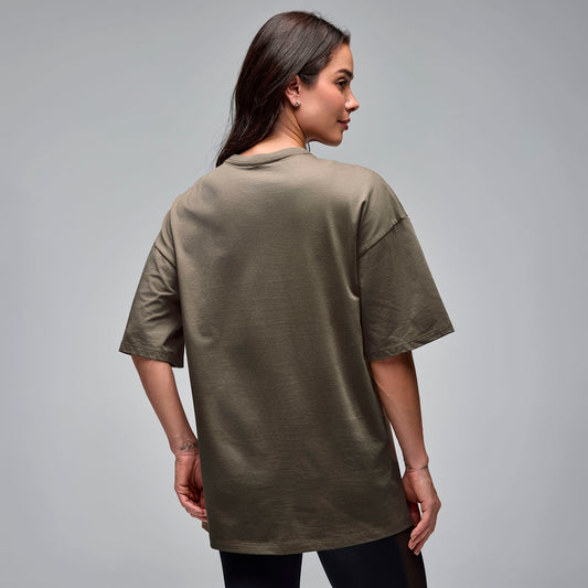 STRONG iD Oversized Tee - Bark