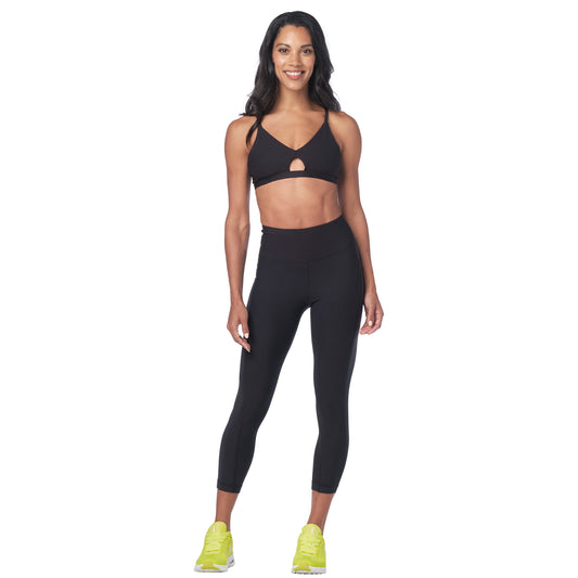 Zumba Dance High Waisted Crop Leggings