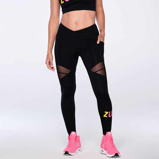 Zumba Crossover High Waisted Ankle Leggings