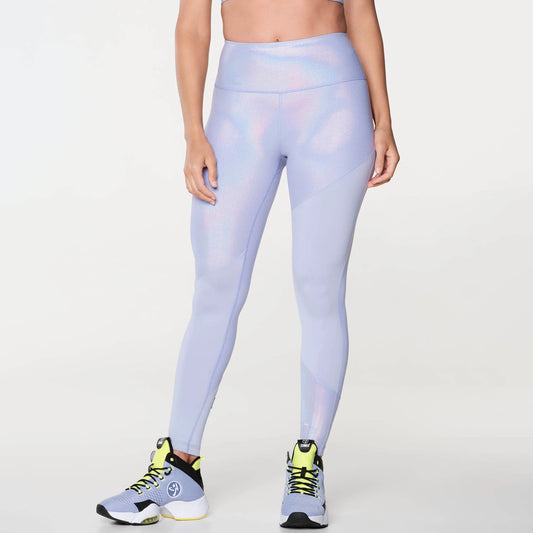 Zumba Futuristic High Waisted Ankle Leggings