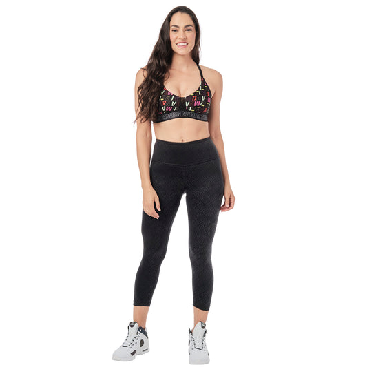 Zumba In Motion High Waisted Crop Leggings