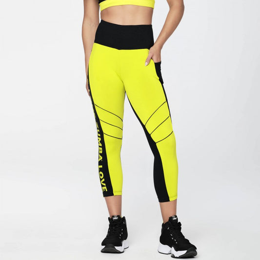 Zumba Love High Waisted Crop Leggings
