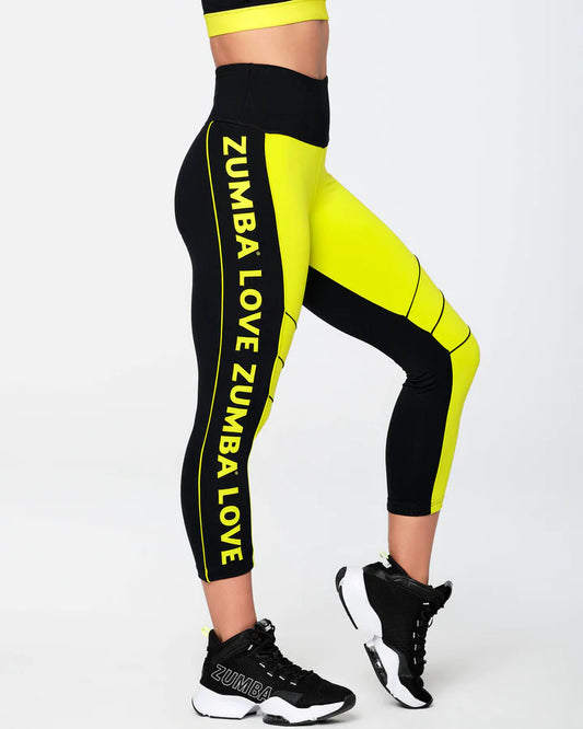 Zumba Love High Waisted Crop Leggings