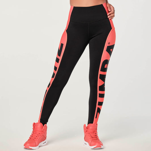 Zumba Creatives Unite High Waisted Ankle Leggings