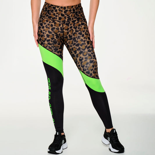 Zumba Animal Expedition High Waisted Ankle Leggings