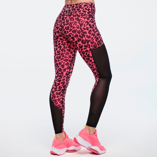 Funscape High Waisted Mesh Ankle Leggings