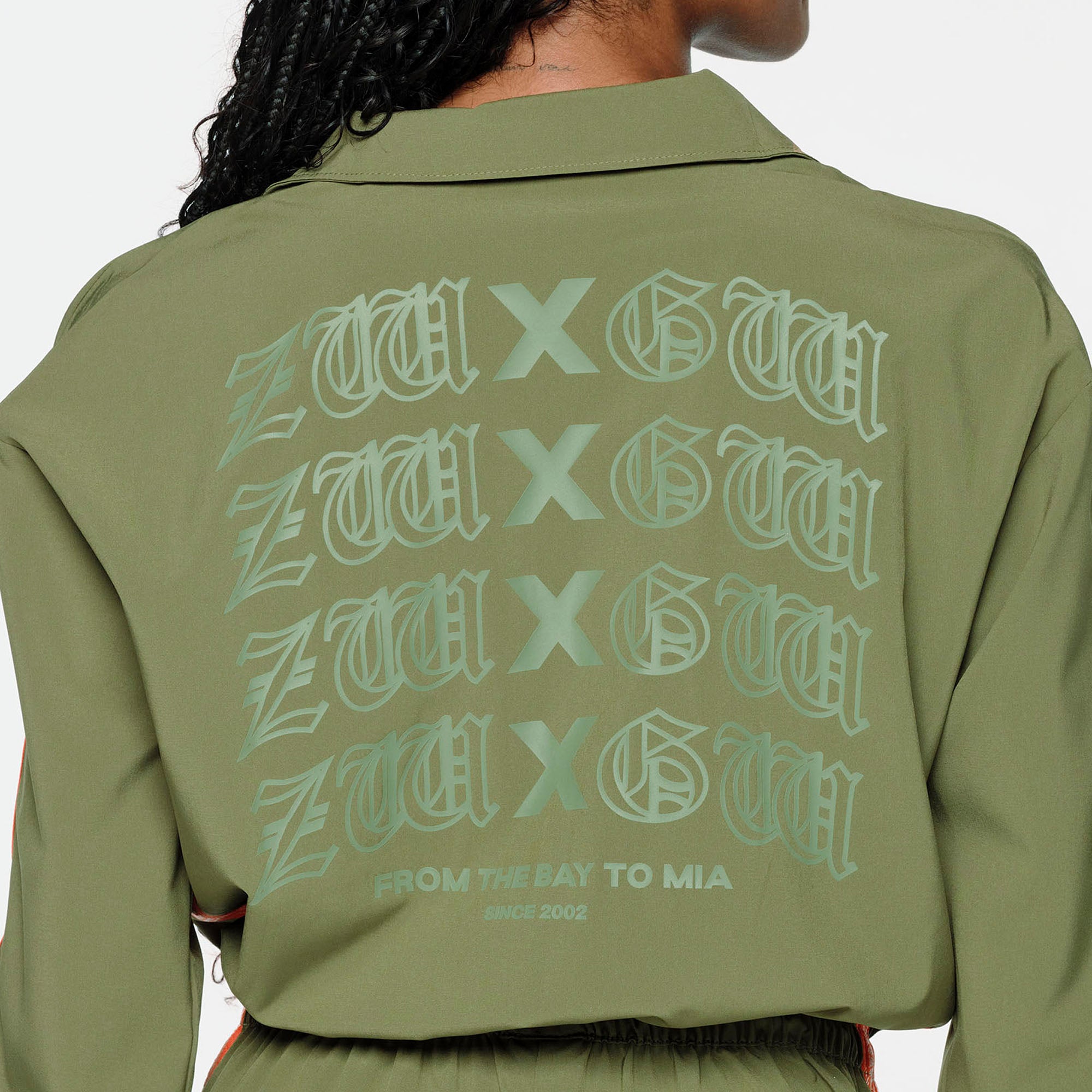 ZW X GW Mock Neck Woven Cargo Jumpsuit – Zumba Factory
