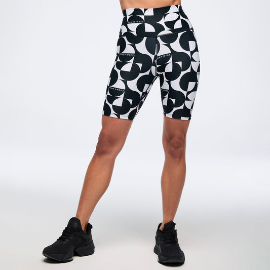 Zumba Haus High Waisted Bikers Shorts