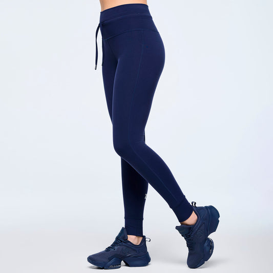 Zumba Out Loud High Waisted Ankle Leggings With Drawcord