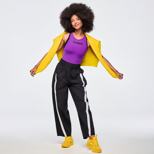 Apres Zumba High Rise Crop Track Pants