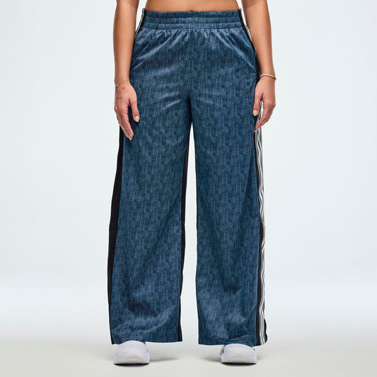 ZW Wide Leg Pants With Side Snap Placket