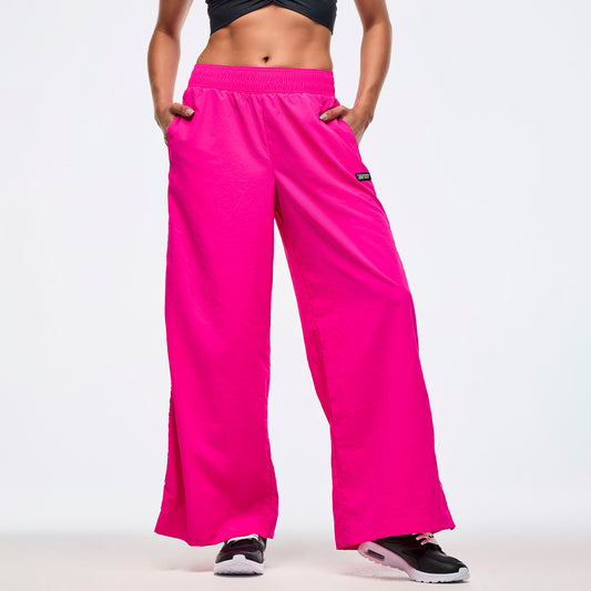 Zumba Libre Wide Leg Pants Side Snaps