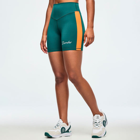 Class of 2001 Ultra High Rise Biker Shorts - Teal