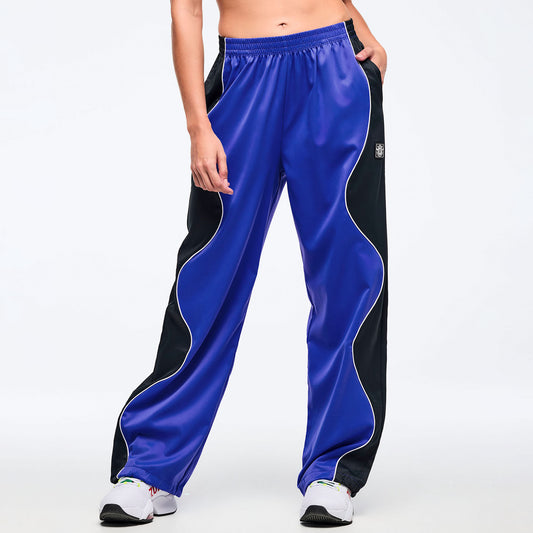 Latin Movement Wavy Track Pants - So Into Blue