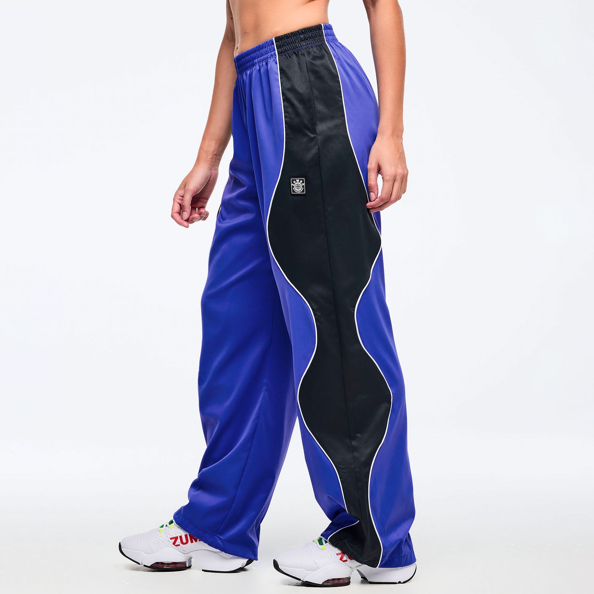 Latin Movement Wavy Track Pants - So Into Blue – Zumba Factory