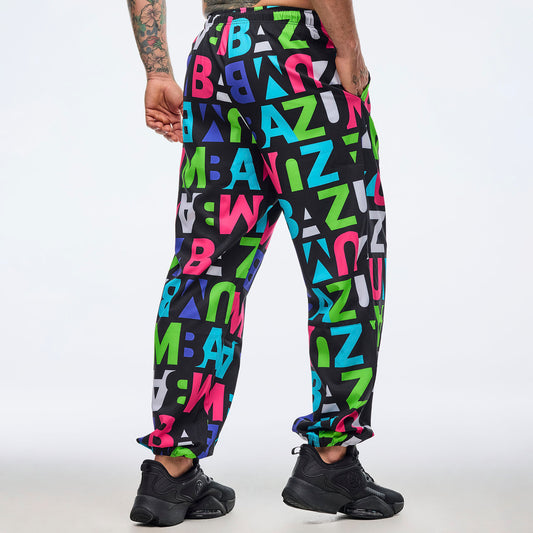Neon Baggy Woven Pants