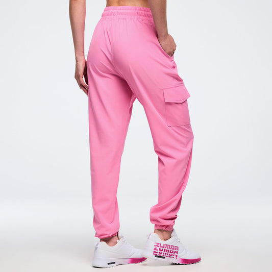 Pastel Woven Cargo Pants