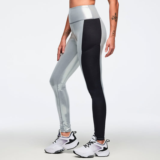 Zumba 25 High Waisted Ankle Leggings With Inserts