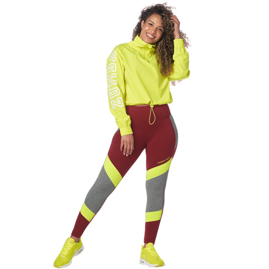 Zumba High Neck Crop Pullover