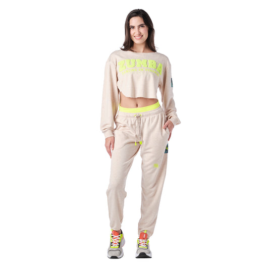 Dancing On Sunshine Crop Sweatshirt