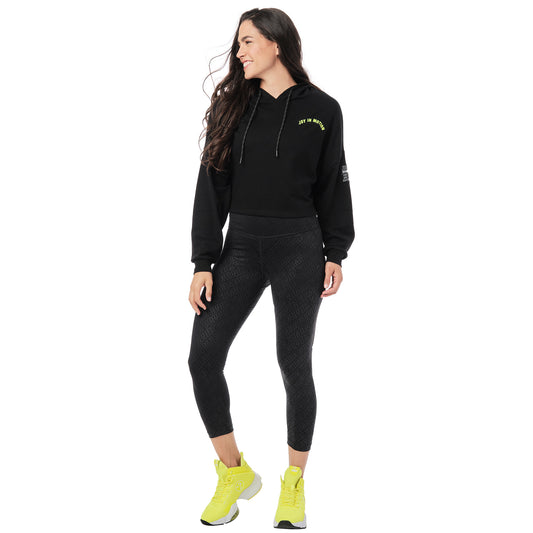 Zumba Crop Hoodie Sweatshirt