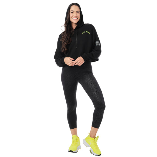Zumba Crop Hoodie Sweatshirt