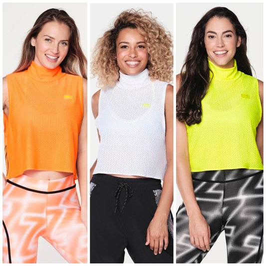 Zumba Energy Sleeveless Crop Top